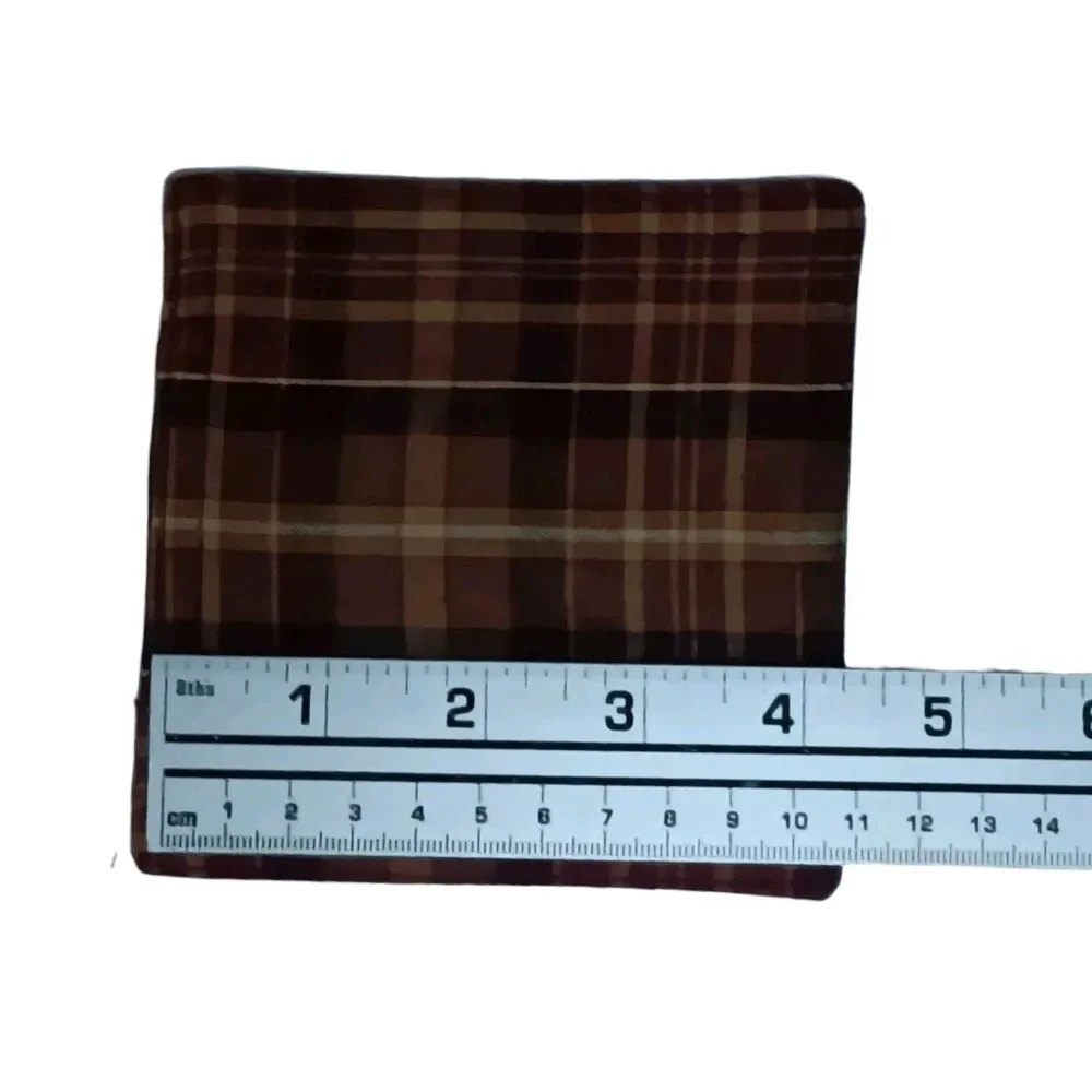 Brown And Black Plaid Placemats And Coasters Set Of Four Rustic Preppy Handmade